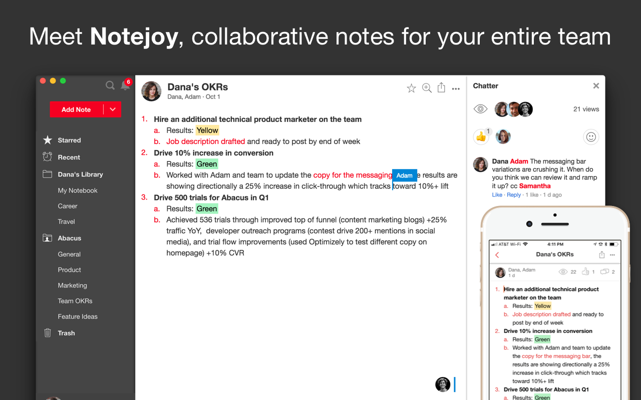 Notejoy Overview